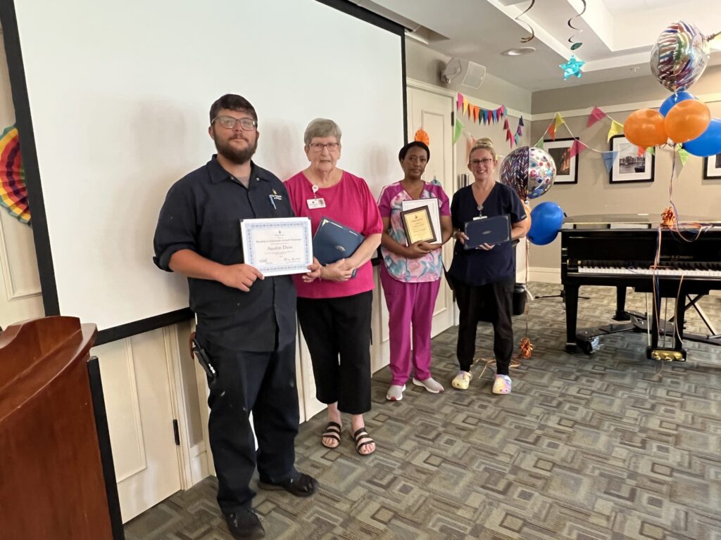 Jewish Home Hosts Brodsky-Grossman Recognition Awards for Wolk Manor Employees.