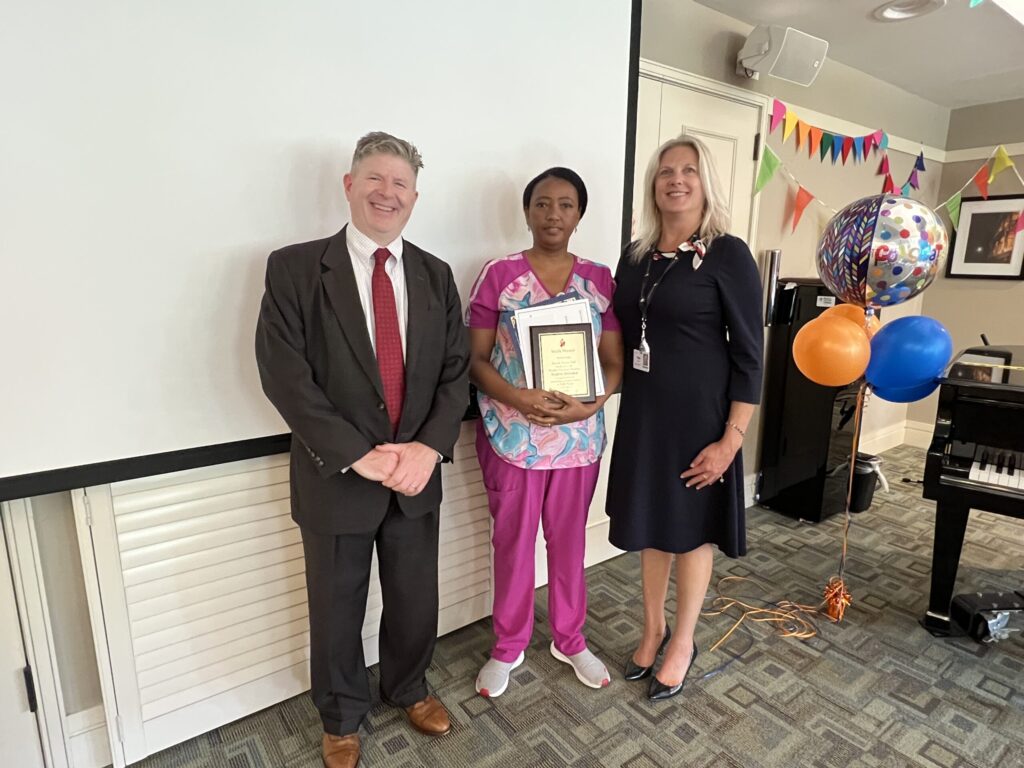 Jewish Home Hosts Brodsky-Grossman Recognition Awards for Wolk Manor Employees.