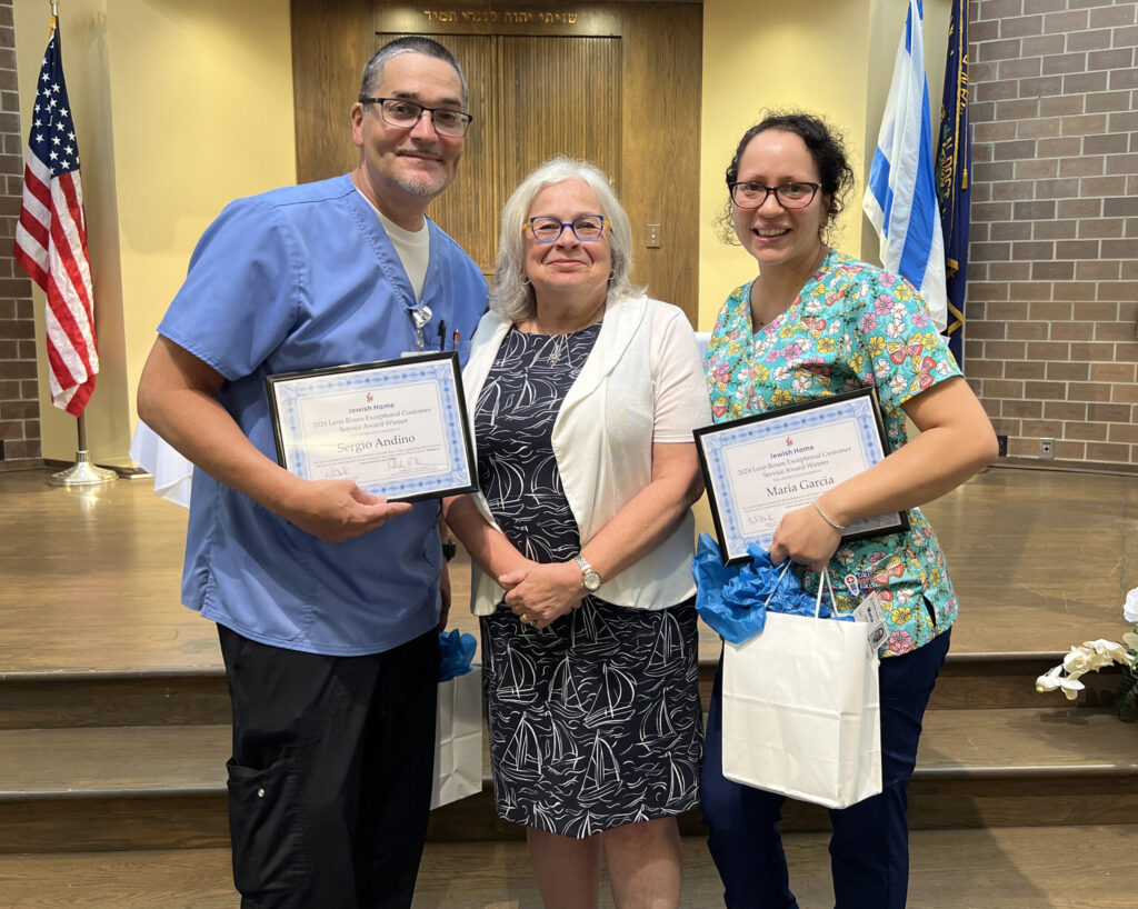 Jewish Home Honors Employees with Leon Rosen Exceptional Customer Service Awards