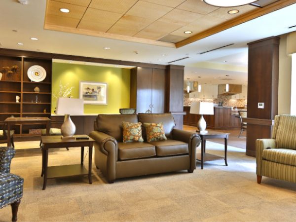 Seating space in the Long Term Care facility.