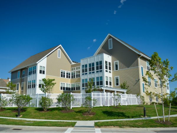 Exterior of the Long-term Care building.